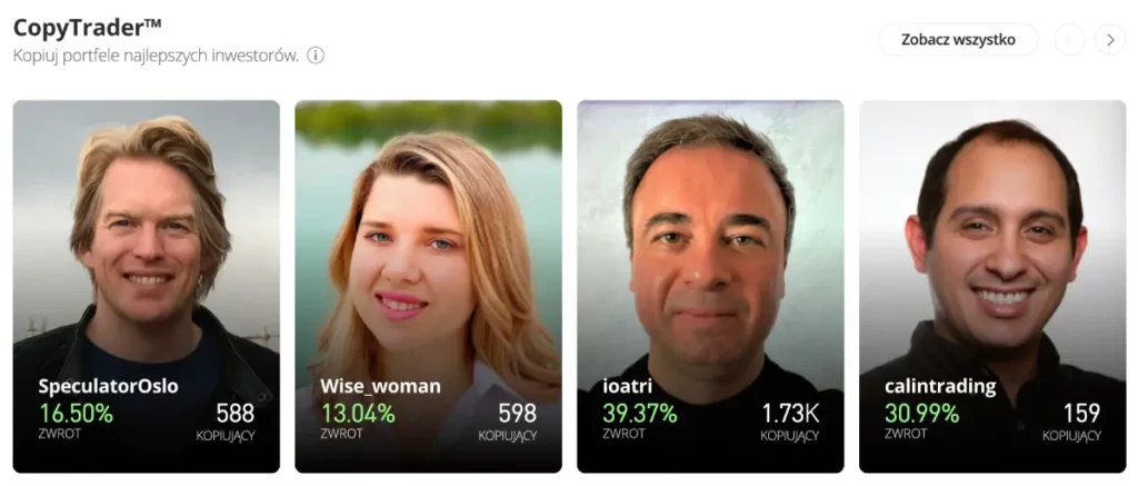 Kopiowanie transakcji eToro