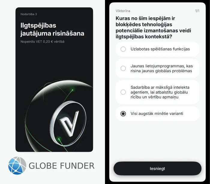 Ilgtspējības jautājumu risināšana atbildes