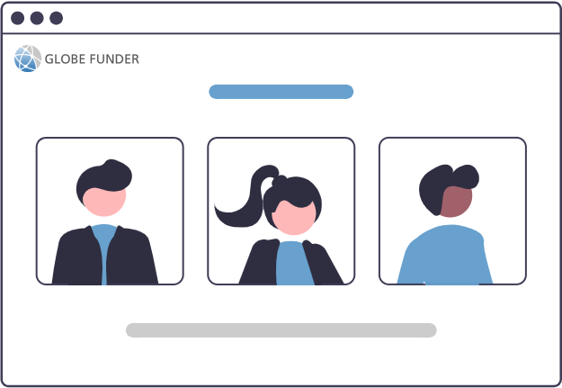 Online project team members