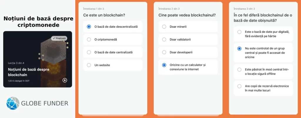 Lecția 3 – Noțiuni de bază despre blockchain