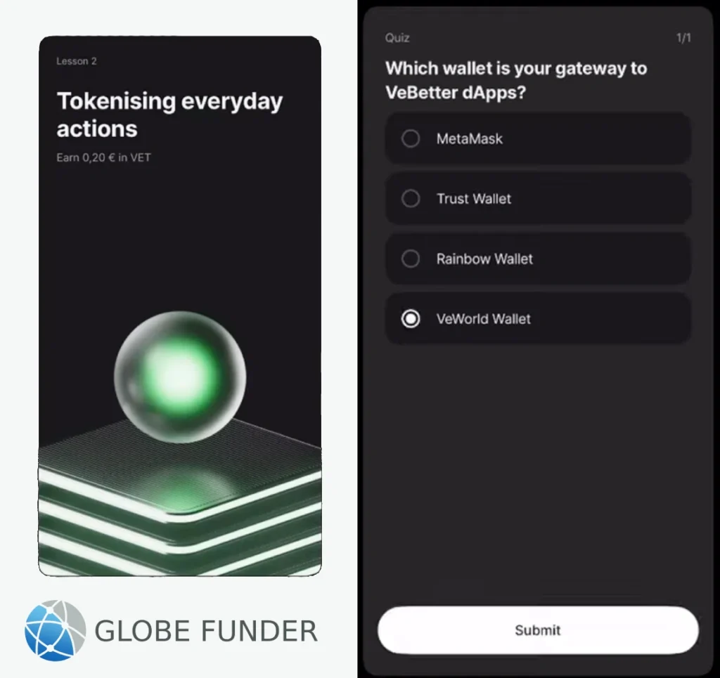 Tokenising everyday actions answers