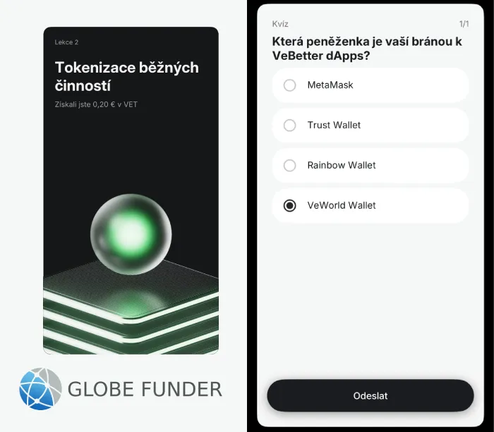 Tokenizace běžných činností odpovědi
