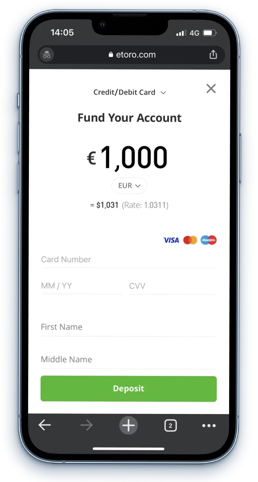 Iemaksa investīciju kontā